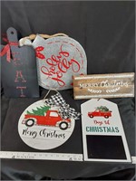 Christmas Hanging Signs