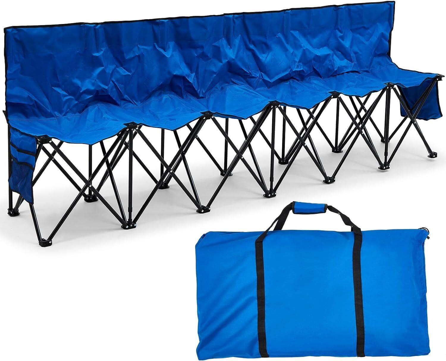 Folding Soccer Bench Chair - with Storage Bag