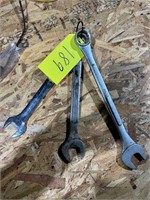 (3) 1 INCH WRENCHES