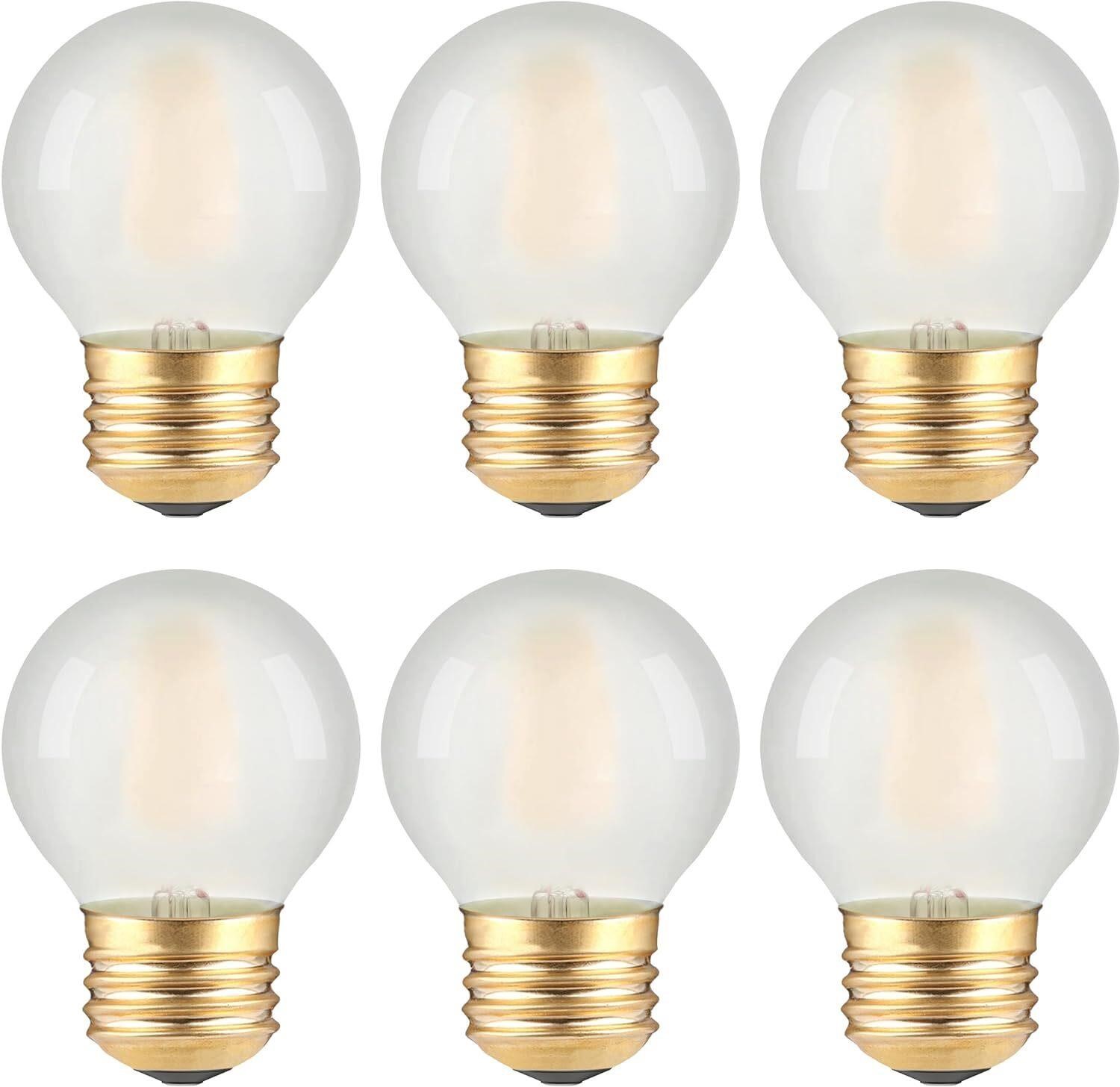 2W A15 LED Ceiling Bulb  E26 2700K  6ct