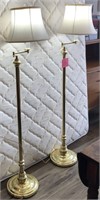 2 matching floor lamps, swivel arms, work