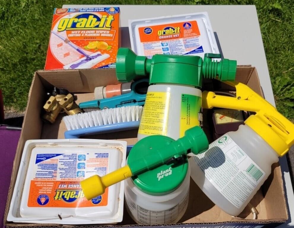 Lot Of Floor Wipes & Garden Sprayers