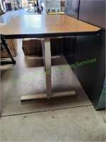 Adjustable Desk w/ Wood Grain Top