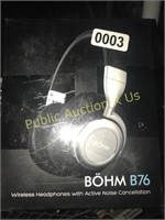 BOHM B76 $110 RETAIL WIRELESS HEADPHONES