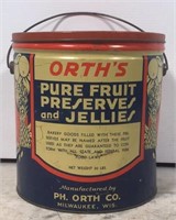 ORTH'S Preserves and Jellies Can