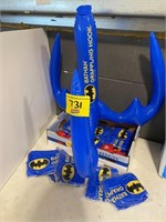 GROUP OF BATMAN INFLATABLE GRAPPLING HOOKS