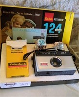 kodak instamatic camera and original box