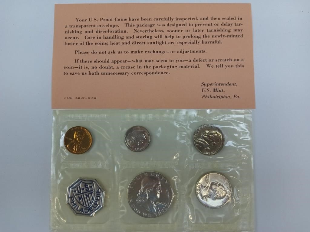 1962 special proof set