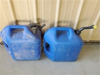 2ct Kerosene 5 Gallon Plastic Cans