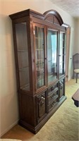 China cabinet- 52 wide x 79 h x 14 deep inches