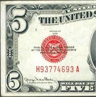 $5 1928 F United States Note