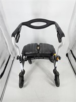 GUC Adjustable/Foldable Mobility Walker with Seat