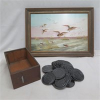 Clay Pigeons (25) Peters Duvrock + Wood Box