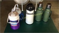 2 Stanley Thermoses Coffee Pot, Igloo And