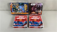 4pc Star Wars & Video Game Board Games