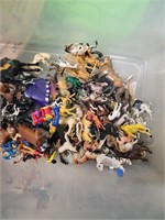 HUGE LOT OF MISC TOY HORSES