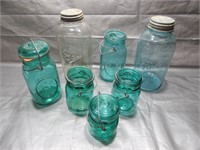 (7)Vintage Ball Mason Jar Lot