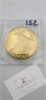 2020 Liberty Eagle 1/2 Oz Coin Flipped Plastic.