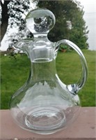 Heavy Glass Pitcher - Decanter 10" x 6.6"