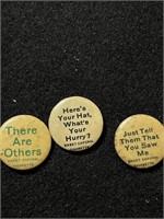 Vintage Tobacco Advertising Buttons