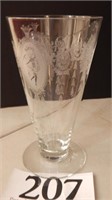 TIFFIN SHAWL DANCER BEER GLASSES  QTY 5