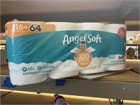 pack of 16 mega rolls angel soft toilet paper