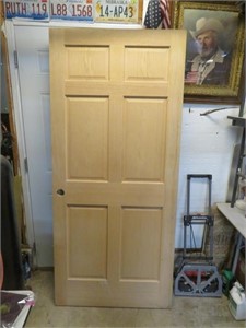 NO SHIPPING- NEW Solid Veneer Oak Door 35&3/4" x