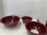 3 cnt PYREX Bowls