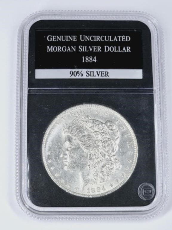 1884 O BU Uncirculated Morgan Silver Dollar