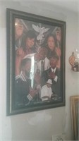 Framed art guiding lights of hip hop and R&B by