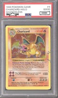 RARE   Pokemon Base Set Shadowless Charizard 4/102