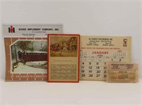 Calendars (Midvale Coal 1952, DeForest 1960)