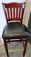 UPHOLSTERED SEAT BAR STOOL