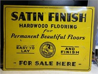 Tin sign  Satin Finish  27.5 x20.5. Inches