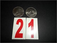 Lot of 2 - 1984 D Kennedy Half Dollars