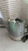 Galvanized watering can