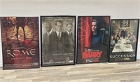 Group of framed posters HBO series