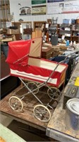 Antique baby stroller