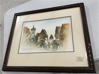 1985 Narmi Michejda Nems Hand Colored Print