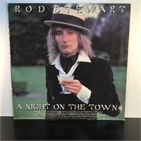 ROD STEWART NIGHT ON THE TOWN VINYL RECORD LP