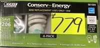 Feit electric 60W replacement conserv energy 4pk