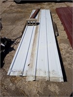 (15) White Steel Siding 14' and Various Sizes