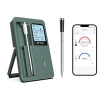 BFOUR Wireless Meat Thermometer with 2 Meat Probes