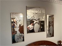 (3) Wall Mirrors
