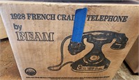 VTG Jim Beam 1928 French Phone Decanter NIB Sealed