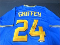 MARINERS KEN GRIFFEY JR SIGNED JERSEY AEU COA