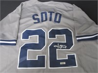 YANKEES JUAN SOTO SIGNED JERSEY HERITAGE COA