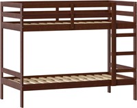 Modern Twin Wood Bunk Bed