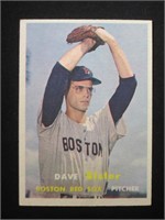 1957 TOPPS #56 DAVE SISLER BOSTON RED SOX