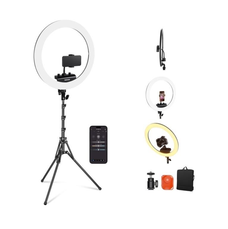 NEEWER Professional Ring Light with Stand and